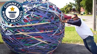 Worlds Largest Rubber Band Ball  Classics [upl. by Florri]