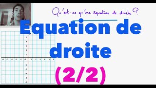 Equation de droite 22 [upl. by Herzig]