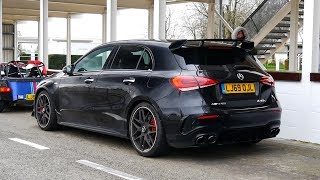 2020 Mercedes A45S AMG First DriveON TRACK [upl. by Alyworth]