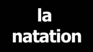 French word for swimming is la natation [upl. by Annocahs993]