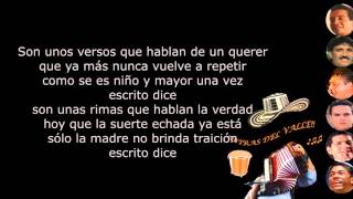 La Suerte Está Echada  Diomedes Díaz Letra [upl. by Hardi]