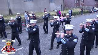 Donaghadee Flues amp Drums  Kilcluney Volunteers FB 75th Ann Parade 2024 [upl. by Attiuqal429]