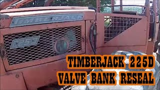 TIMBERJACK 225D LOG SKIDDER VALVE BANK RESEAL  MONKEY BUSINESS 108 [upl. by Htaeh]