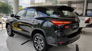 2022 Toyota Fortuner Legender Black Color  3 Row Seats SUV  Interior and Exterior [upl. by Irrem]