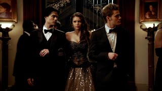 TVD 3x14  Elena arrives at the Mikaelsons ball  Delena Scenes HD [upl. by Pazit]