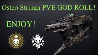 The Osteo Stinga Pve Godroll Review  Destiny 2 Witch Queen [upl. by Rheta801]