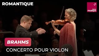 Brahms  Concerto pour violon Hilary Hahn  Orchestre philharmonique de Radio France [upl. by Ledda351]