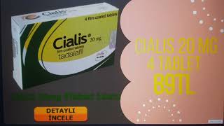 Cialis 20 mg Cialis 5 mg ve Cialis 100 mg eczane fiyatı [upl. by Yeleak]