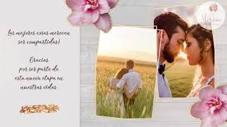 INVITACION VIRTUAL PARA BODA 2024  VIDEO INVITATION WEDDING [upl. by Sirehc351]