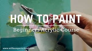 Beginners Acrylic Painting Course [upl. by Naginnarb]