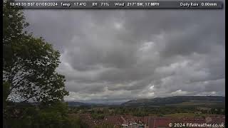 7 August 2024  Lochgelly WeatherCam Timelapse [upl. by Alinna704]