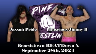 Pinfall Wrestling FULL MATCH  Luscious Jimmy B vs Jaxson Pride [upl. by Waneta]