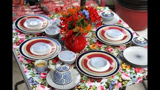 Happy July ll Table for Celebrate Summer ll Summer Fun ll 夏日聚會擺桌 ll 529 [upl. by Llertnek316]