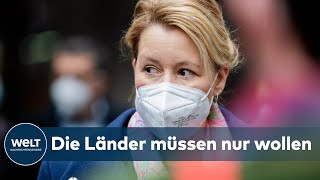 CORONATESTS Fokus nicht nur auf die Schulen  Franziska Giffey fordert Testpflicht für KitaKinder [upl. by Sholeen]