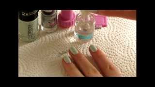 Mint Spring Nails  Nailart mit Catrice Sold Out For Ever [upl. by Santiago368]