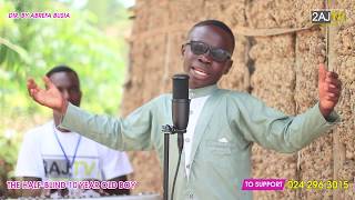 He is Gifted  Blind 10 year old sings like an Angel Osei Blessing [upl. by Amle]