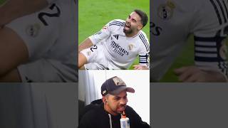 Yeremy Pino futbol reaccion lesion carvajal football soccer partido am7 [upl. by Ainivad]