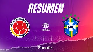 Colombia 21 Brasil Resumen Extendido goles y highlights del partido por Eliminatorias 2026 [upl. by Ellivro738]