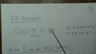 Kaplan Meier Estimator as an MLE [upl. by Elawalo]