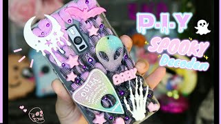 ♡ DIY Creepy Cute Decoden Tutorial 👽 [upl. by Avilla]