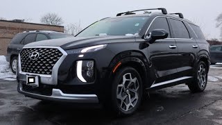 2021 Hyundai Palisade Calligraphy interior quality check Unintentional ASMR [upl. by Aitas787]