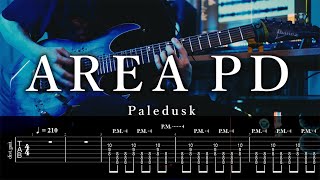 【TAB】Paledusk  AREA PD Guitar Cover [upl. by Letnuhs]