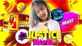 SOONEETA ROAST 🔥 JUSTICE FOR NEPAL 🥺  TONDE GAMER [upl. by Lleneg898]