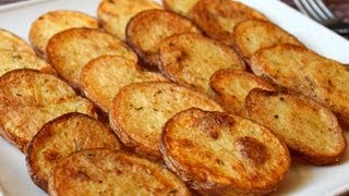 Cottage Fries  Easy OvenFried Potato Rounds [upl. by Kcirb236]