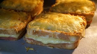 Sándwich croque monsieur receta fácil y rápida [upl. by Nosneb]