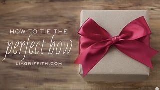 How to Tie the Perfect Bow [upl. by Annala527]