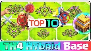 New Best Th4 base link WarTrophy Base Top10 With Link in Clash of Clans  th4 war base 2024 [upl. by Cissiee586]