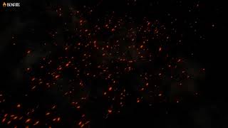 Night Fire Sparks Dark Background Video🔥12 hrs Crackling Fire Sounds Effect amp Black Screen 12 hours [upl. by Gombosi316]