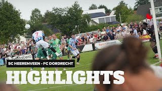 Een mooie oefenzege in Joure  Highlights sc Heerenveen  FC Dordrecht [upl. by Nylrac]