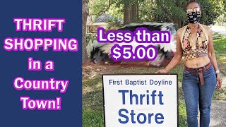 COME THRIFT WITH ME in a Country Town  Doyline LA  TV Blake Review [upl. by Nytram402]