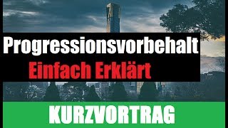 Progressionsvorbehalt § 32b EStG EINFACH ERKLÄRT [upl. by Dachy]