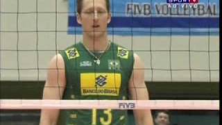 BRA 3 X 0 EGY VOLLEYBALL MENS WORLD CUP 07 [upl. by Pleione]