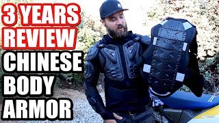 Chinese body armor for dirt bike riding  long term review [upl. by Lessard]