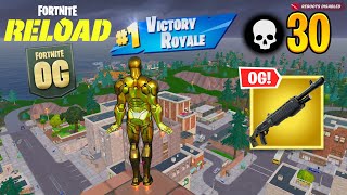 Fortnite Reload  High Kill Solo vs Squads OG Gameplay Keyboard amp Mouse [upl. by Olds]