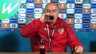 Russia coach LOVES CocaCola [upl. by Lallage232]