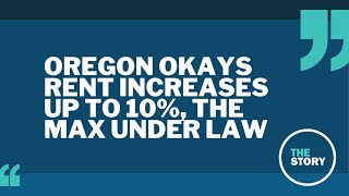 Oregon releases maximum rental increase for 2025 [upl. by Mouldon366]