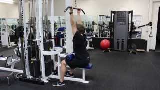 Chin up Grip Lat Pulldown [upl. by Oijimer]