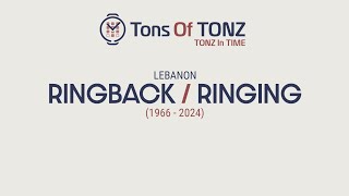 RingingRingback tones in time Lebanon 19662024 [upl. by Burtie]