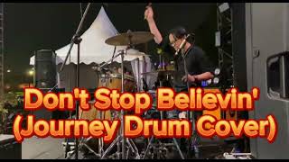 Dont Stop Believin Journey Drum Cover [upl. by Norihs]