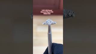 2 51 H SI2 Round Diamond Ring in 14K White Gold diamond diamondring naturaldiamonds fyp shorts [upl. by Nikola]