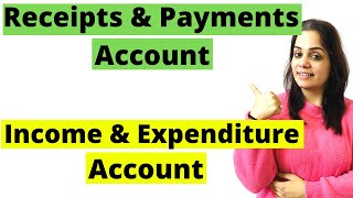 Receipts and Payments Account  Income and Expenditure Account  NPO  Class 12 [upl. by Angelle]