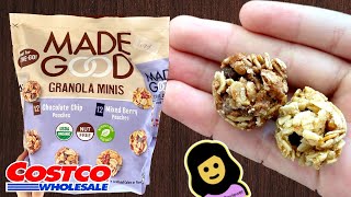 Made Good Granola Minis  Costco Product Review [upl. by Eilrak709]