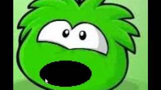 Grren Puffle singing Gummy Bear [upl. by Adkins841]