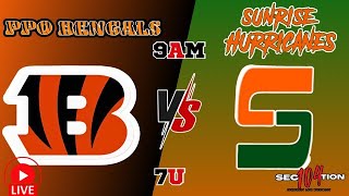 AYFL 7U Matchup PPO Bengals vs Sunrise Hurricanes are [upl. by Connie270]