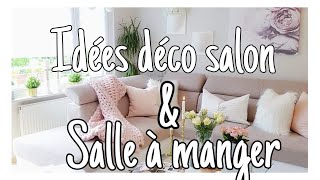 IDÉES DÉCO SALON ❤️ ASTUCES DÉCO SALLE A MANGER 🏠 DÉCORATION DE LA MAISON  INSPIRATION PINTEREST [upl. by Legnalos]