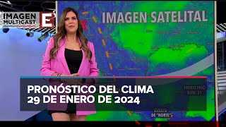 Clima para hoy 29 de enero de 2024 [upl. by Bekaj306]